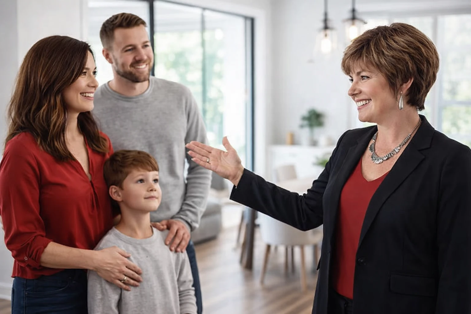 Turning Point Realty Realtor Dawn Fickel Westerville Ohio Showing Client Home